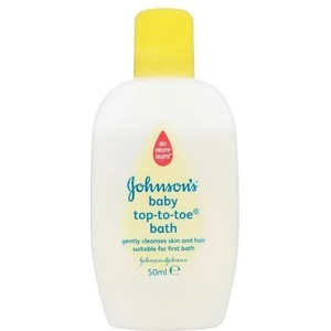 Johnson's Top-To-Toe Baby Wash Бебешки шампоан за коса и тяло