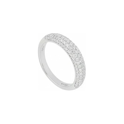 Diamonfire Strieborný prsteň R3811