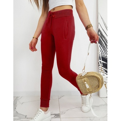 Dstreet dámské tepláky fitS UY0537 červené