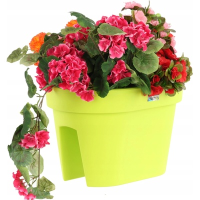 Botle Kvetináč plast zelený 39,5 x 27 x 25 cm