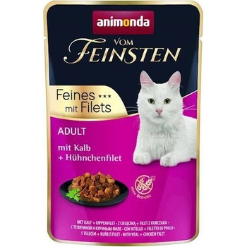Animonda Cat Vom Feinsten Adult Teľacie kuracie filé 85 g