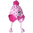 Setino dívčí čepice Minnie Mouse tm. růžová