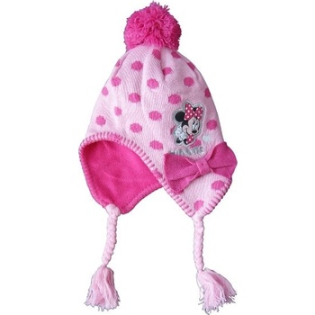 Setino dívčí čepice Minnie Mouse tm. růžová