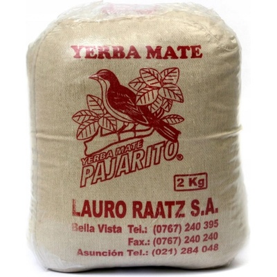Pajarito Čaj Yerba Maté Tradicional ve lněném sáčku 2000 g