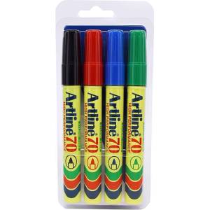 Artline Маркер 70 Перманентен 4 ас (EK-70/C4 ASSORTED)