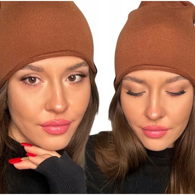 Fashionweek Bavlněná dámská čepice S2923 Hnědý