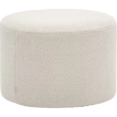 Kave Home Béžový bouclé taburet Kaeli 60 cm