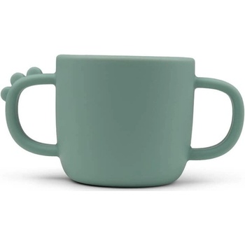 Done by Deer silikónový hrnček s uškami Peekaboo Croco 170 ml modrý