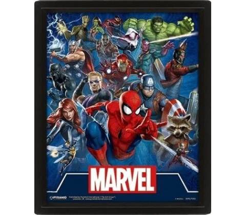 Obraz 3D Marvel
