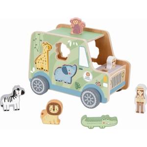 Tooky Toy Дървен джип Animal TK960 (111123)