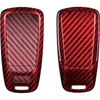 Kľúčenka T-carbon pre Audi A4 / A6 / A7, červený karbón