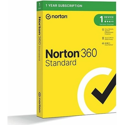 Norton 360 Standard 10GB 1 lic. 1 zar. 12 mes.