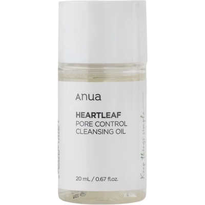 Anua Heartleaf Pore Control Cleansing Oil MINI - Олио за почистване на лице MINI 20мл