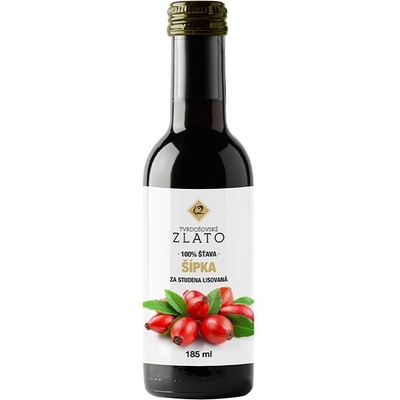 Tvrdošovské Zlato 100% Šípková šťava 185 ml