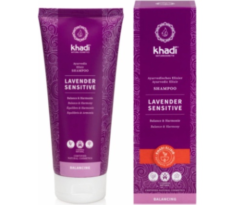 Khadi elixír Shampoo Levandule Sensitive 200 ml