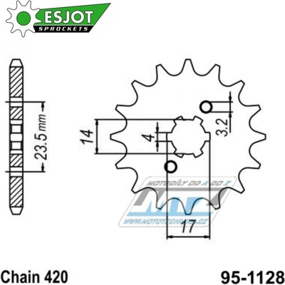 ESJOT 95-1128-14-ES – Zboží Mobilmania