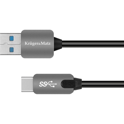 Kruger&Matz KM0348 USB A 3.0 - USB C, 1m