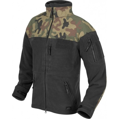 Bunda Helikon-Tex Infantry fleece čierna woodland