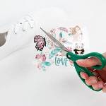 DERFORM Glow in the dark shoe tattoos Love KIDEA