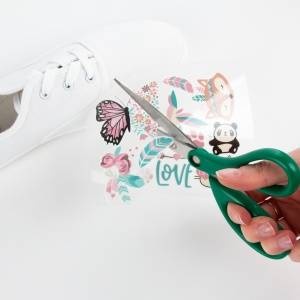 DERFORM Glow in the dark shoe tattoos Love KIDEA