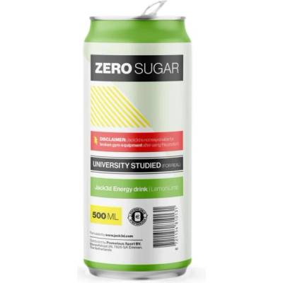 Jack3d Energy Pre-Workout Drink | With Citrulline Malate, L-Tyrosine & Taurine [500 мл] Лимон и лайм