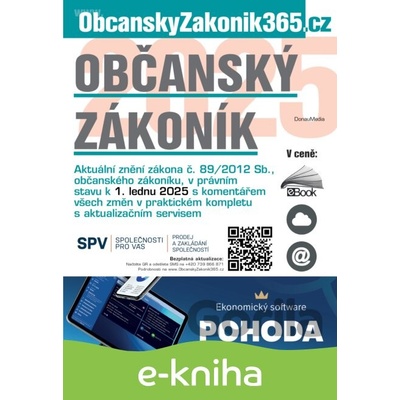 Občanský zákoník 2025 s úvodním komentářem změn - Kolektiv autorů