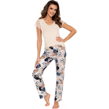 Donna Дамска пижама Piama-Sofia-Light-Beige-Light-beige-V-61569-Light beige - Бордо, размер 42