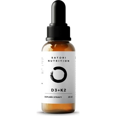 Satori Nutrition Vitamin D3 + K2 v MCT oleji 20 ml