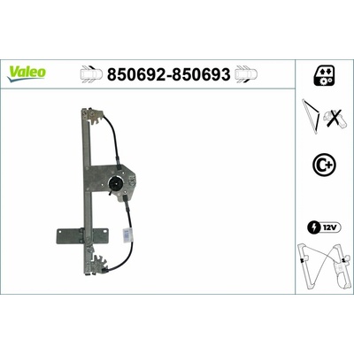 Mechanizmus zdvíhania okna VALEO 850692