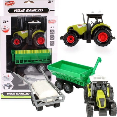 Mega Creative Nastavenie Môj ranč traktor + prívesy svetlo/zvuk