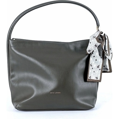 David Jones Středně velká moderní kabelka na rameno CM6534 khaki
