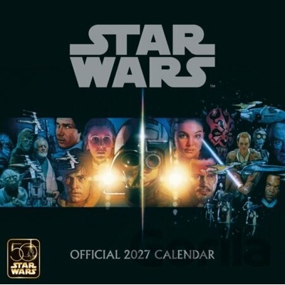 Oficiální nástěnný mini Star Wars|Hvězdné války s plakátem 17,8 x 17,8|35,6 cm 2027