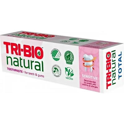 TRI-BIO Sensitive натурална паста за зъби 75 мл