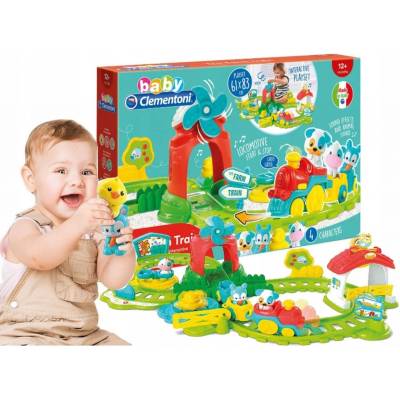 Clementoni Baby velká vláčkodráha farma – Zboží Dáma