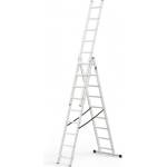  Стълба алуминиева 3x9 стъпала Multisystem 150кг (3513655)