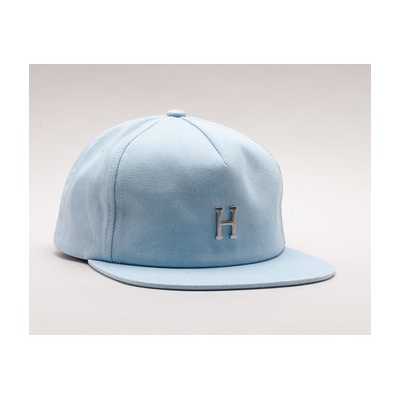 HUF Washed Metal H Sky Strapback modrá modrá