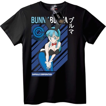 NOONEBRAND Тениска Bulma Заек Аниме - 7XL, Black