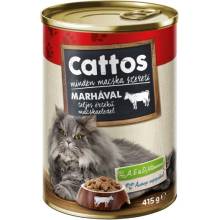 CATTOS Cat hovězí 24 x 415 g