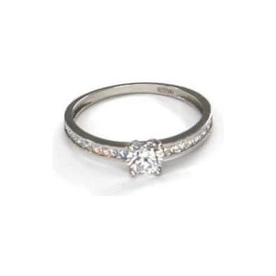 Pattic Prsten z bílého zlata AU ARP023201WA