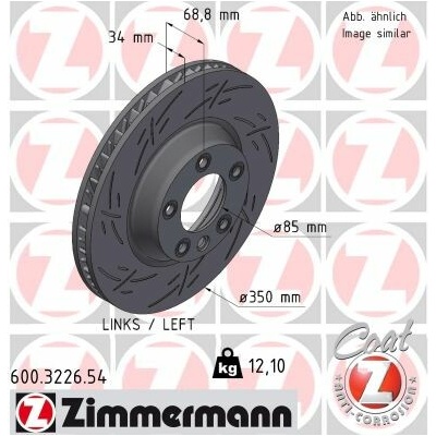 Brzdový kotúč ZIMMERMANN 600.3226.54 (600322654)