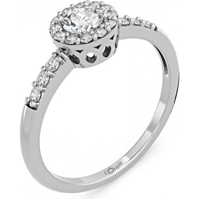 Couple prsten Sari bílé zlato se zirkony 6660270 0 1