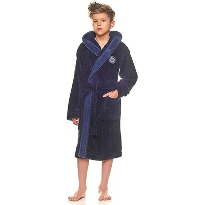 Chlapčenský župan George tmavo modrý