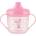 KikkaBoo Чаша с твърд накрайник KikkaBoo - Forest Party, Pink, 150 ml (31302030073)