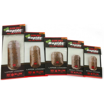 FOX Náhradné PVA vrecká Edges Rapide Load PVA Bag Slow Melt Refills 85 x 140 mm 25ks