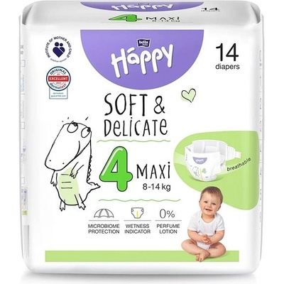 Bella Happy Soft & Delicate 4 8-14 kg 14 ks