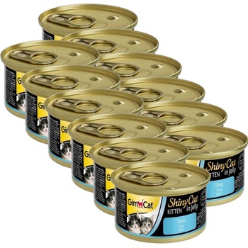 Gimborn GimCat ShinyCat Kitten tuniak 12 x 70 g