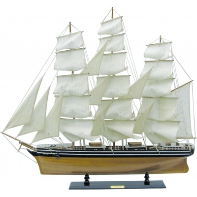 SEA Club Plachetnice - Cutty Sark, dřevo s látkovými plachtami, D: 100cm, V: 90cm 5148