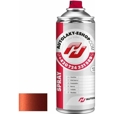 Marty's Autolak ve spreji Opel CHD KORÁLOVÁ ČERVENÁ 400ml