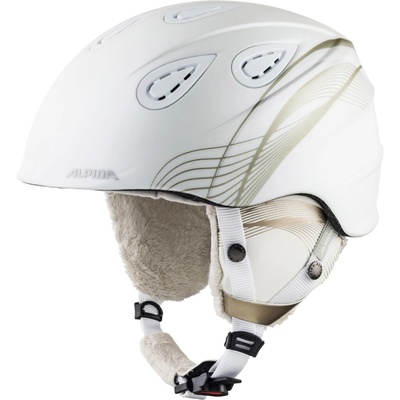 Alpina Ски каската Alpina GRAP 2.0 (57-61) white-prosecco matt