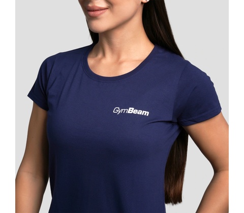 GymBeam Dámske tričko Basic Navy Blue